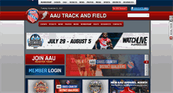 Desktop Screenshot of aauathletics.org